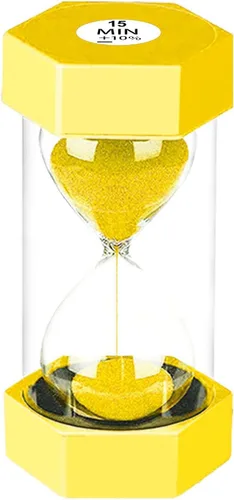 Miniatura 27 de SuLiao Reloj de arena colorido de 3 minutos, reloj de arena morado, temporizador de reloj de arena de plástico para niños, juegos, aula, cocina