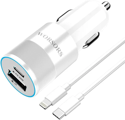 Miniatura 8 de Cargador rápido USB C de 35 W para automóvil [certificado Apple MFi] para iPhone 14 Pro/14 Pro Max/14 Plus, iPhone 13/12/11/Mini/XS/XR/8/SE, iPad