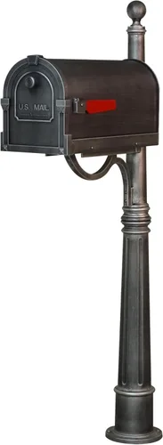 Miniatura 11 de Savannah - Buzón con poste Ashland - Buzón de cobre con poste de aluminio - SCS-1014_SPK-600-CP
