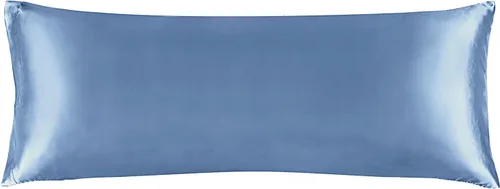 Miniatura 32 de Bedelite Funda de almohada de satén para el cuerpo, súper suave y refrescante, para el cabello y la piel, transpirable, sedosa y larga, 20 x 54 Rosa