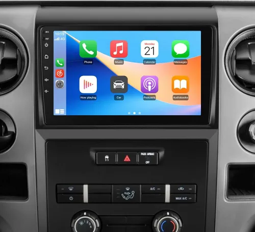 AWESAFE [2G+64G] Radio de coche para Ford F150 2009 2010 2011 2012, 9 pulgadas pantalla táctil estéreo unidad principal con inalámbrico Carplay
