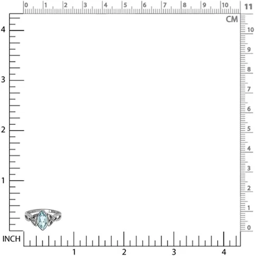 Miniatura 2 de Silvershake Anillo solitario de plata de ley 925 con nudo celta triquetra genuina