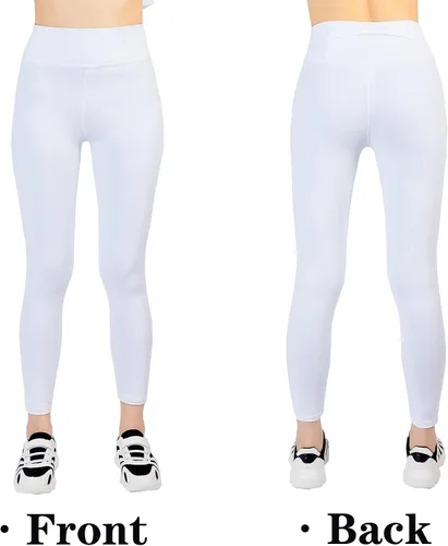 Miniatura 3 de Kiderence Leggings deportivos para niñas pequeñas, pantalones de yoga con bolsillo