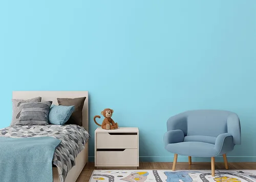 Miniatura 2 de Papel tapiz azul de 15.7 x 197 pulgadas para dormitorio, papel adhesivo azul para despegar y pegar, papel tapiz para baño, vinilo extraíble, Azul