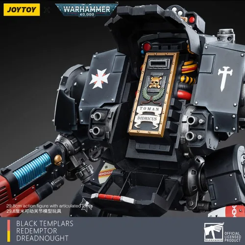 Miniatura 7 de Joytoy Warhammer 40K 1/18 Figuras de acción Joy Toy Mecha Black Templars Redemptor Dreadnought