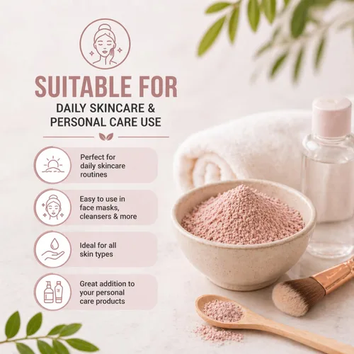 Miniatura 7 de Polvo de arcilla de calamina 100% natural para antienvejecimiento y reafirmante de la piel, cremas, lociones y jabón, 0.22 libras / 100 GMS