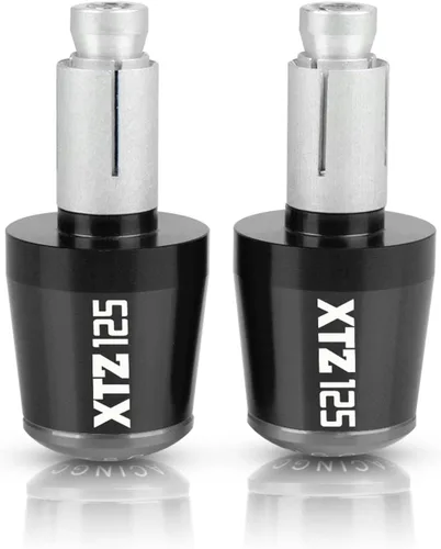Miniatura 11 de Extremos de barra de manillar de motocicleta para Yamaha XTZ125 XTZ 125 2021 2022 2023 78 pulgadas 0.866 in, tapones antivibración, extremo de mango