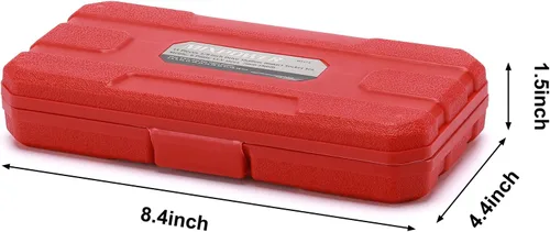 Miniatura 7 de MIXPOWER Juego de llaves de impacto poco profundas, 13 piezas de 3/8 pulgadas, 0.276 in a 0.748 in, CR-V, métrico, 6 puntos, poco profundo, 13