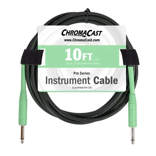 Miniatura 10 de ChromaCast Pro Series CC-PSCBLSS cables para instrumentos con extremos derechos, Vainilla crema