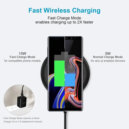 Miniatura 4 de Cargador inalámbrico rápido de 15 W para Google Pixel 10a/10/10 Pro XL/Fold/9a/9/9 Pro/Samsung Galaxy S26/S25 Ultra/S24/Z Fold7, estación de carga