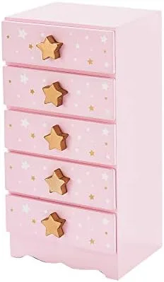 Miniatura 7 de Teamson Kids TD-12884A Fashion Star Prints Renee Joyero, RosaBlancoOro