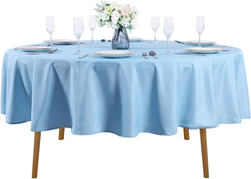 Miniatura 20 de Cupuamon - Mantel rectangular de 60 x 84 pulgadas, tela de poliéster lavable para decoración de bodas, fiestas, cenas y banquetes