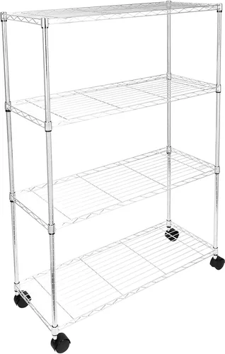 Miniatura 10 de HealSmart Estantería de almacenamiento resistente de 5 estantes, capacidad de carga de 1250 libras, 29.92 pulgadas de profundidad x 13.98 pulgadas
