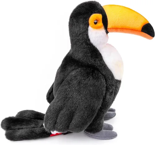 Miniatura 5 de Peluche de pájaro pequeño kiwi, animal de peluche realista de pájaro kiwi marrón de 5 pulgadas, lindo pájaro kiwi llavero de peluche como regalo