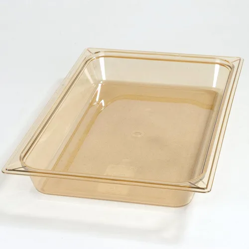Miniatura 10 de Carlisle FoodService Products 10400B13 bandeja para alimentos de tamaño completo de alto calor, 7.6 cuartos de galón de capacidad, 20.0 in x 12.8 in