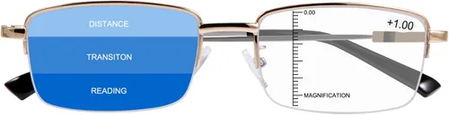Miniatura 9 de Gafas de lectura progresivas multifoco para computadora con bloqueo de luz azul