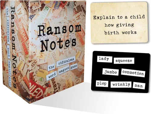 Miniatura 10 de Ransom Notes Edición para parejas - El ridículo juego de fiesta con imán de palabras, más de 3 jugadores