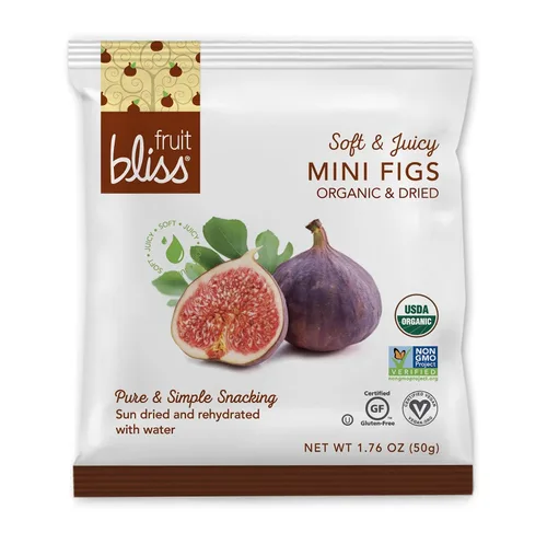 Bocadillos orgánicos de higos turcos de frutas secas, dulces, suaves y jugosos higos secos al sol, bocadillos saludables para llevar, golosinas de