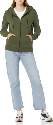 Miniatura 3 de Tienda Essentials Sudadera con capucha de felpa francesa para mujer con cremallera completa (disponible en tallas extragrandes)