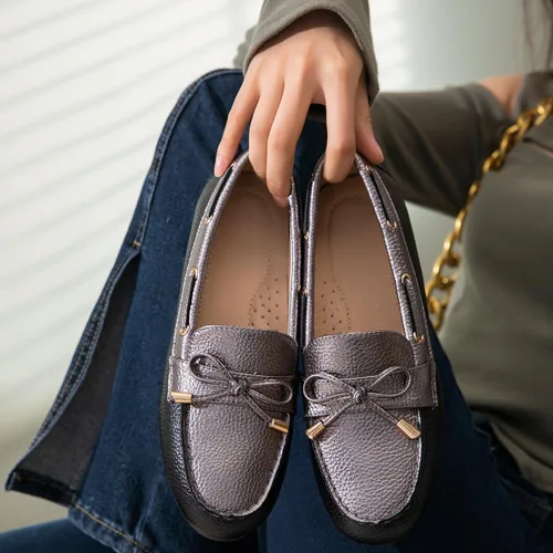 Miniatura 8 de Mocasines casuales para mujer, zapatos planos elegantes y cómodos