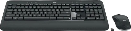 Logitech MK540 Juego de teclado y mouse inalámbricos avanzados de 2,4 GHz, negro (920-008671)