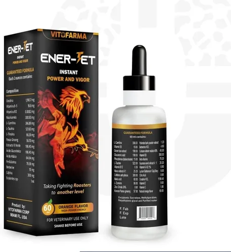 Miniatura 3 de Ener-Jet Impulsor de Energía para Gallo Natural Multivitamínico - Líquido 60 ml