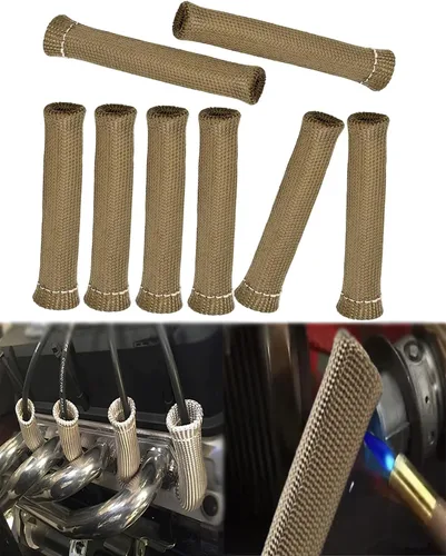Miniatura 11 de Protector de Botas de Cable de Bujía - 8 PIEZAS 2500° Protector Térmico de Cable de Bujía, Funda de Protección Térmica de Bujía de 6 Pulgadas