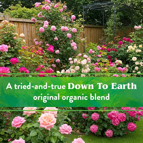 Miniatura 6 de Down To Earth All Natural Fertilizers Mezcla orgánica de rosas y flores - Alimento vegetal para rosas, bulbos, flores y ornamentales 4-8-4, 1 libra