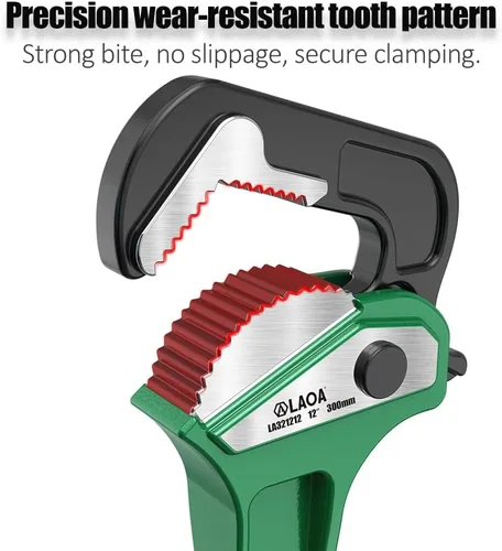 Miniatura 6 de LAOA Alicates de tubo rápido, llave de tubo de trinquete de aluminio multifunción, pinzas de pinzas con cabezal de llave CR-V, uso para trabajadores