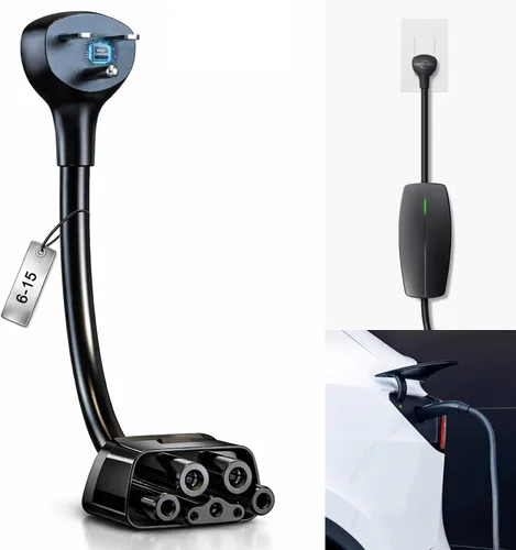 Miniatura 12 de Adaptador para Tesla NEMA 14-30, adaptador de cargador móvil Tesla solo para Gen 2 y 3, enchufe de 240 V y toma de corriente 14-30 a 24 amperios