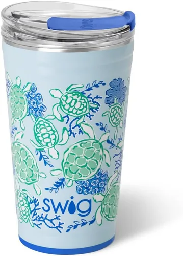 Miniatura 20 de Swig Life - Vaso de 22 oz con aislamiento térmico, vaso de café con tapa, apto para portavasos, apto para lavavajillas, acero inoxidable, taza