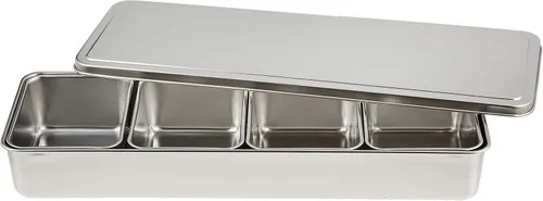 Endo Shoji TKG AYK11004 Envase para Condimentos de Sazonadores, Largo 17.1 x 5.7 x 2.4 pulgadas (435 x 145 x 60 mm), Envase de Almacenamiento,