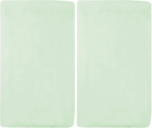 Miniatura 11 de TL Care Sábana bajera ajustable de punto de jersey de algodón transpirable 100% natural, estrellas y lunas grises, 15 x 33 pulgadas, suave
