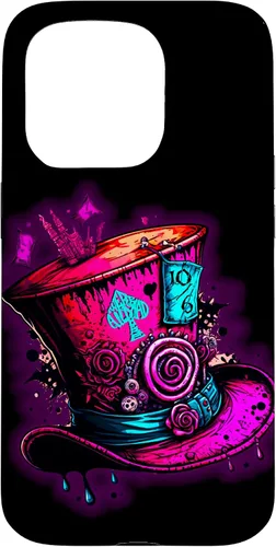 Miniatura 14 de Funda para iPhone 12/12 Pro We're All Mad Here Pink Steampunk Alicia en el país de las maravillas