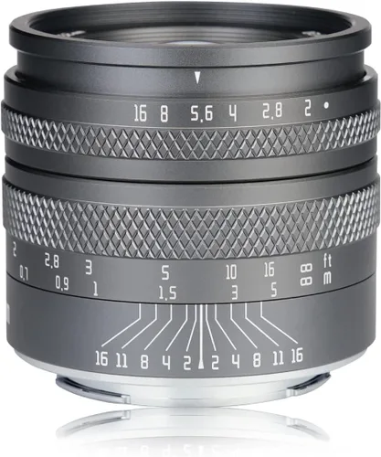 Miniatura 7 de AstrHori Lente manual Prime de marco completo F2.0 de 1.969 in con efecto de desenfoque y ranura de filtro compatible con cámara sin espejo Sony