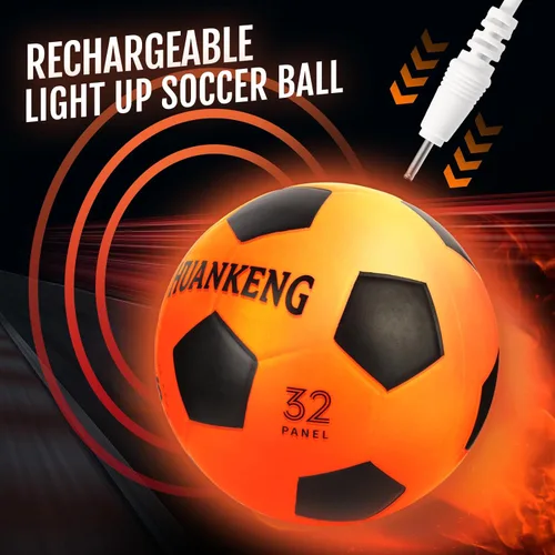 Miniatura 3 de HuanKeng Upgrade Rechargeable Glow in The Dark Ball Toys Birthday Gifts for 6 7 8 9 10 11 12 13 14 15 Year Old Boys, Sports and Outdoors Light Up