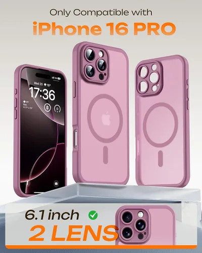 Miniatura 329 de TOCOL Funda para iPhone 11, compatible con Magsafe, protección completa de cámara, imanes integrados, protección contra caídas, funda translúcida