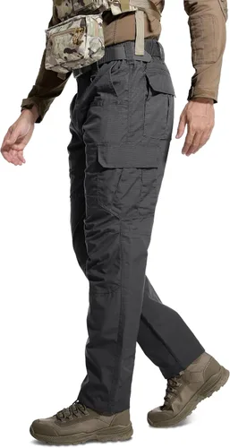 Miniatura 2 de Men's Tactical Pants Lightweight Water Resistant Cargo Pants Flex Ripstop EDC Work Hiking Outdoor Pants
