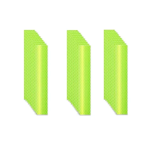 Miniatura 14 de Cinta reflectante blanca de 4 pulgadas, adhesivo de seguridad de advertencia impermeable para exteriores (10 pies)