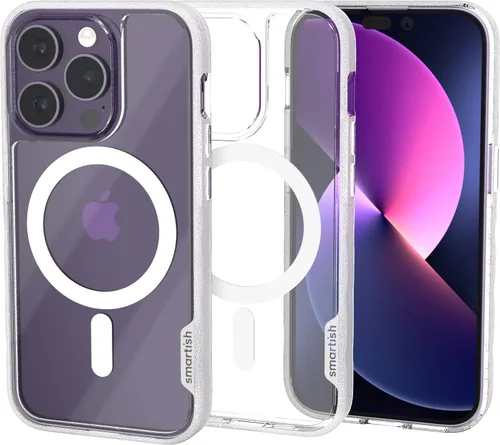Miniatura 52 de Smartish® - Funda MagSafe transparente para iPhone 17, Gripmunk, funda delgada magnética [ligera + protectora], cubierta de agarre delgada