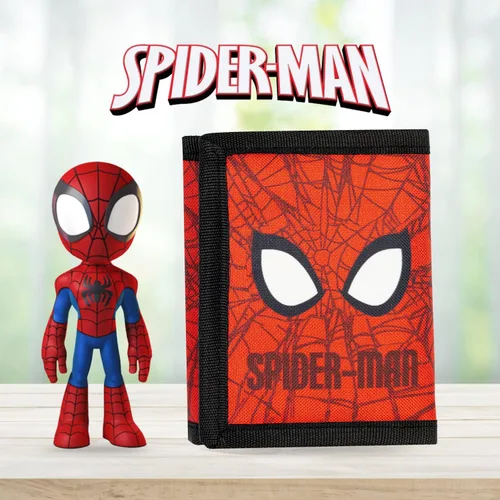 Miniatura 7 de Marvel Cartera de Spiderman para niños, cartera de hombre con Vengadores, cartera de hombre araña para niños, cartera plegable de Vengadores