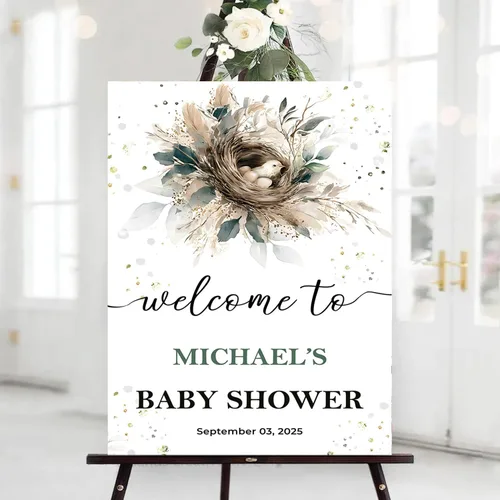 Miniatura 9 de Letrero personalizado de Baby In Bloom, letreros de bienvenida para baby shower, decoraciones de baby shower, baby shower, letrero de bebé