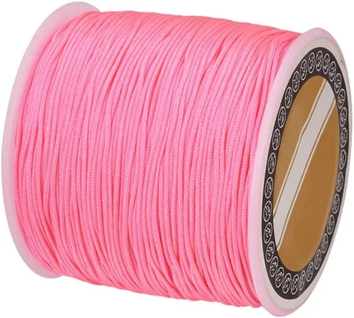 Miniatura 39 de Cheris - Cuerda de nailon para abalorios de nailon de 0.031 in, color azul, hilo de macramé, para hacer joyas, suministros de envoltura Kumihimo