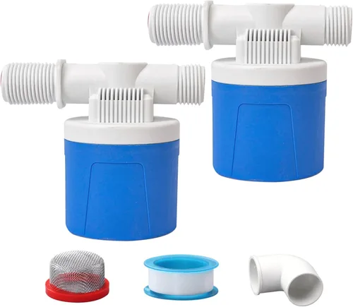 Miniatura 7 de Válvula de flotador de agua de entrada lateral de 1 pulgada, paquete de 2 válvulas automáticas de control de nivel de agua para tanque de agua