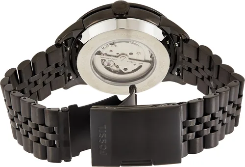 Miniatura 2 de Fossil - Reloj de pulsera automático y mecánico de estilo Townsman en acero inoxidable para hombre Negro