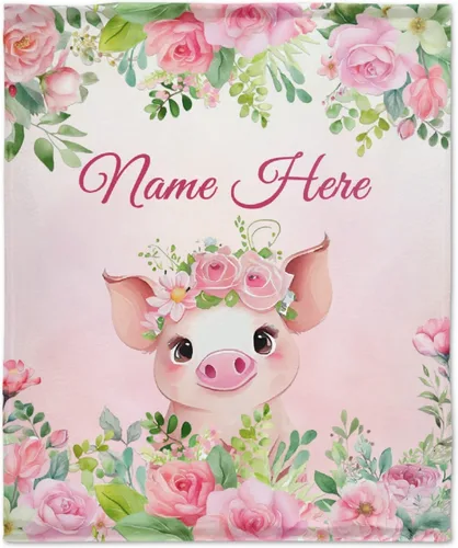 Miniatura 37 de Manta personalizada con nombre, suave, acogedora y ligera, con nombre para sofá o cama, regalo personalizado, unisex, tamaño XS, 40 x 30 pulgadas