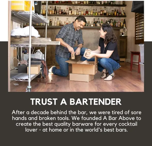 Miniatura 9 de A Bar Above Colador de malla cónica de cobre antiguo, tamiz de cóctel fino para camareros y chefs, doble colador de acero inoxidable 304 para té