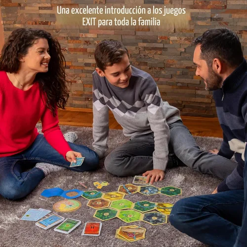 Miniatura 5 de EXIT: El Juego - Aventuras en Catan Experiencia Interactiva de Habitación de Escape Cooperativo 1-4 Jugadores 10+ Kosmos Juego