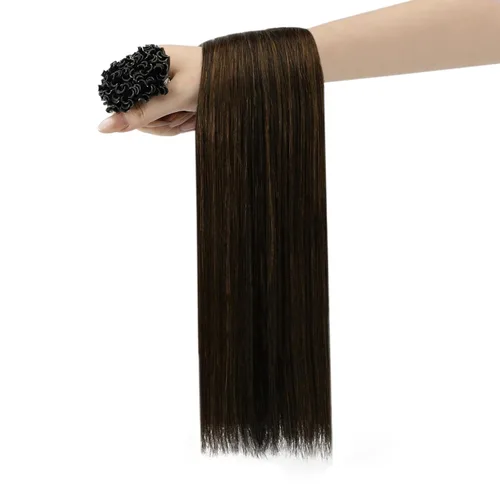 Miniatura 9 de YoungSee Extensiones de Cabello Humano con Cinta Balayage Extensiones de Cabello con Cinta Marrón Oscuro Extensiones de Cabello con Cinta Ombre