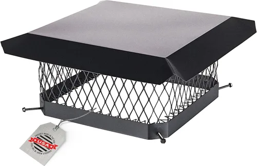 Miniatura 10 de HY-GUARD HGSS99 - Cubierta de chimenea de acero inoxidable con perno de combustión, tamaño de malla 3/4 pulgadas, se adapta al exterior de baldosas